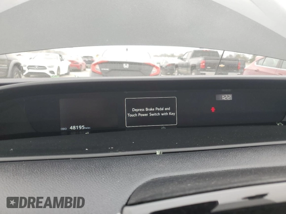 2022 Toyota Prius L Eco with VIN JTDKAMFU5N3180976, listed as a Copart auction lot 52612005 with 48,195 mi miles and Salvage title. Bid and sale history available at DreamBid. Image 9.