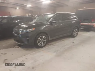 2019 Kia Sorento EX Sport V6 with VIN 5XYPH4A54KG493932, listed as a IAAI auction lot 41923939 with 119,427 mi miles. Bid and sale history available at carsss.com. Image 2.