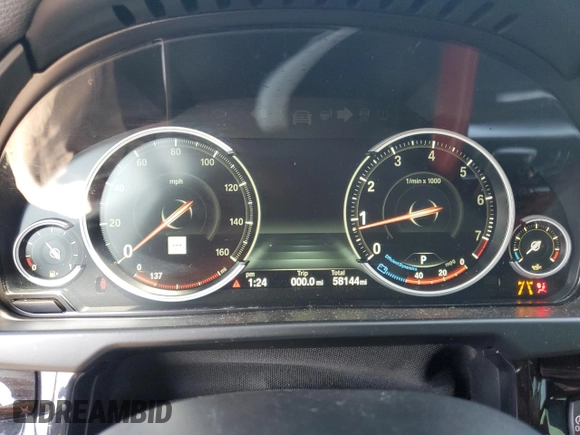 2018 BMW X6 xDrive35i with VIN 5UXKU2C55J0X51191, listed as a Copart auction lot 63567013 with 58,144 mi miles. Bid and sale history available at carsss.com. Image 9.