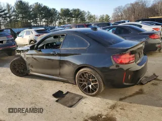 2021 BMW M2 Competition with VIN WBS2U7C05M7G52820, listed as a Copart auction lot 42303655 with 46,403 mi miles and Salvage Title. Bid and sale history available at carsss.com. Image 2.