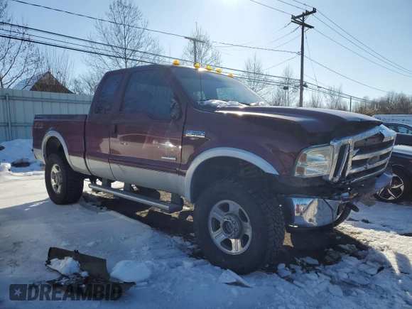 2006 Ford F-350 XL with VIN 1FTWX31P36ED02798, listed as a Copart auction lot 45645055 with 116,673 mi miles and Salvage title. Bid and sale history available at DreamBid. Image 4.