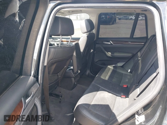 2017 BMW X3 xDrive28i with VIN 5UXWX9C3XH0W74554, listed as a IAAI auction lot 42011350 with 117,533 mi miles and . Bid and sale history available at DreamBid. Image 8.