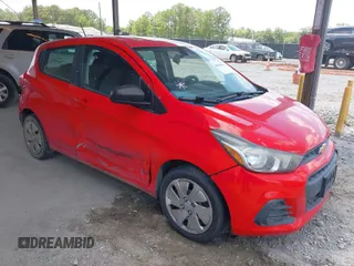 2016 Chevrolet Spark LS with VIN KL8CB6SA6GC588083, listed as a IAAI auction lot 40064066 with 123,217 mi miles. Bid and sale history available at carsss.com. Image 1.