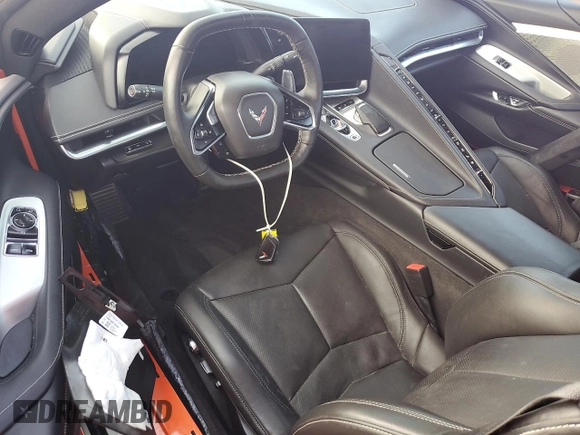 2020 Chevrolet Corvette 2LT with VIN 1G1Y72D41L5102561, listed as a Copart auction lot 74697964 with 0 mi miles and Non Repairable. Bid and sale history available at carsss.com. Image 8.