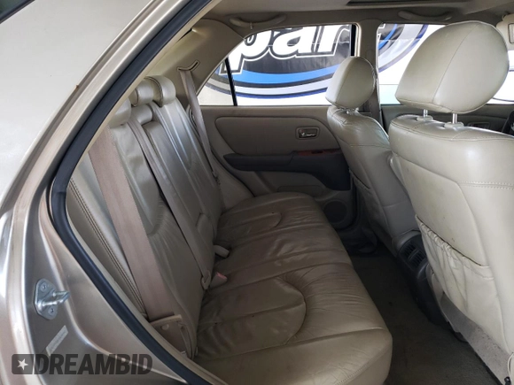 2001 Lexus RX 300 with VIN JTJHF10U610199760, listed as a Copart auction lot 55637985 with 237,253 mi miles and Salvage Title. Bid and sale history available at DreamBid. Image 10.