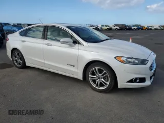 2015 Ford Fusion Titanium Hybrid with VIN 3FA6P0RUXFR136825, listed as a Copart auction lot 47849355 with 70,241 mi miles and Salvage title. Bid and sale history available at DreamBid. Image 4.
