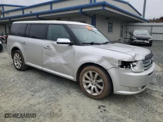 2012 Ford Flex Limited with VIN 2FMGK5DC6CBD14454, listed as a Copart auction lot 46037585 with 156,058 mi miles and Salvage Title. Bid and sale history available at carsss.com. Image 4.