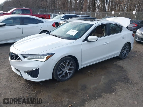 2022 Acura ILX Premium with VIN 19UDE2F76NA000154, listed as a IAAI auction lot 41599687 with 16,484 mi miles and . Bid and sale history available at DreamBid. Image 2.