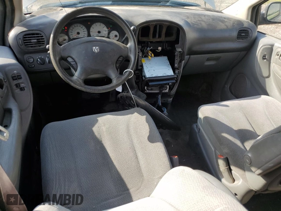 2005 Dodge Caravan SE with VIN 2D4GP24R45R369099, listed as a Copart auction lot 53975625 with 462,613 mi miles and Salvage Title. Bid and sale history available at carsss.com. Image 8.