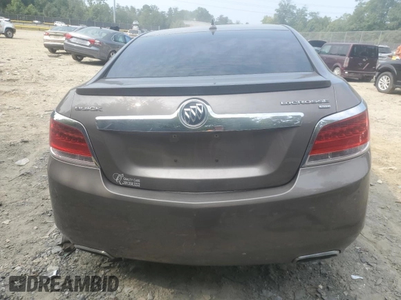 2012 Buick LaCrosse Leather with VIN 1G4GL5E39CF332568, listed as a Copart auction lot 67424974 with 113,326 mi miles and Salvage Title. Bid and sale history available at carsss.com. Image 6.
