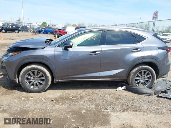 2019 Lexus NX with VIN JTJBARBZ0K2182616, listed as a IAAI auction lot 42097649 with 61,507 mi miles. Bid and sale history available at carsss.com. Image 15.