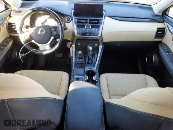 2020 Lexus NX 300h z VIN JTJGJRDZ6L2130945, wystawiony jako Copart lot #87912485 z przebiegiem 82 820 mil mil oraz Szkoda całkowita • Salvage title. Historia ofert i sprzedaży dostępna na DreamBid. Obrazek 7.
