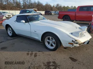 1977 Chevrolet Corvette with VIN 1237L5446940, listed as a Copart auction lot 42461375 with 47,599 mi miles and Salvage title. Bid and sale history available at DreamBid. Image 4.