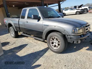 2007 Ford Ranger XLT with VIN 1FTZR45E27PA08921, listed as a Copart auction lot 49505595 with 109,934 mi miles and Salvage Title. Bid and sale history available at carsss.com. Image 4.