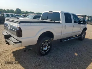 2016 Ford F-350 Platinum with VIN 1FT8W3BT8GEB92274, listed as a Copart auction lot 64411665 with 57,812 mi miles and Salvage title. Bid and sale history available at DreamBid. Image 3.