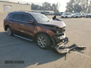 2014 Acura MDX Advance z VIN 5FRYD3H87EB019980, wystawiony jako Copart lot #78949984 z przebiegiem Nie podano mil oraz Szkoda całkowita • Salvage title. Historia ofert i sprzedaży dostępna na DreamBid. Obrazek 4.