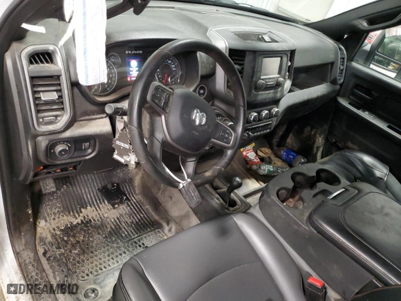 2024 Ram 3500 Tradesman with VIN 3C63R3GJ1RG187364, listed as a Copart auction lot 87288644 with 19,090 mi miles and Salvage Title. Bid and sale history available at carsss.com. Image 8.