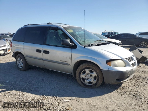 2001 Dodge Caravan SE with VIN 1B8GP25361B208099, listed as a Copart auction lot 47273005 with 220,260 mi miles and Salvage Title. Bid and sale history available at carsss.com. Image 4.