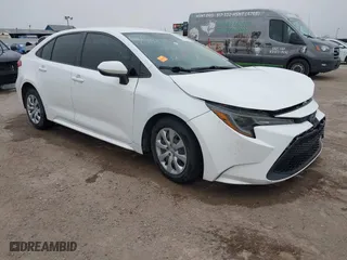 2020 Toyota Corolla LE with VIN JTDEPRAE6LJ018288, listed as a IAAI auction lot 41742106 with 114,099 mi miles. Bid and sale history available at carsss.com. Image 1.