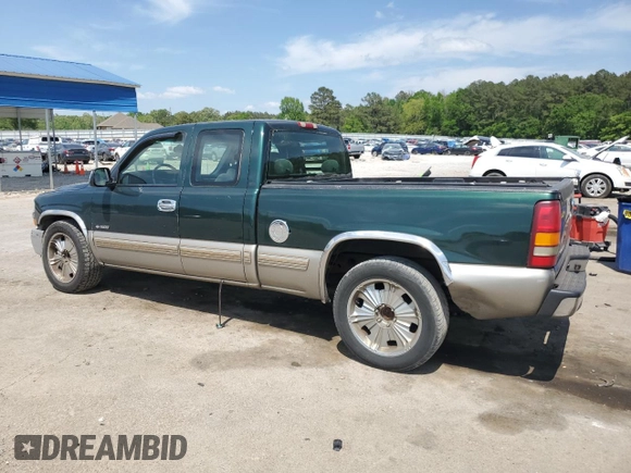 2002 Chevrolet Silverado 1500 LS with VIN 2GCEC19V421344357, listed as a Copart auction lot 53668705 with 233,608 mi miles and Salvage Title. Bid and sale history available at DreamBid. Image 2.