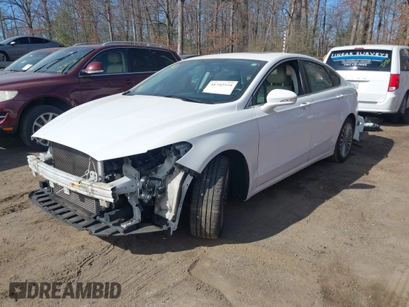 2015 Ford Fusion Titanium with VIN 3FA6P0K90FR207410, listed as a IAAI auction lot 41742534 with 171,008 mi miles. Bid and sale history available at carsss.com. Image 2.