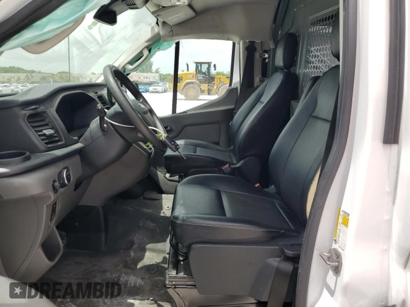 2023 Ford Transit Cargo with VIN 1FTBR1Y80PKA68280, listed as a Copart auction lot 60612605 with 39,016 mi miles and Salvage title. Bid and sale history available at DreamBid. Image 7.