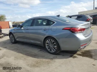 2016 Hyundai Genesis 3.8L with VIN KMHGN4JEXGU115091, listed as a Copart auction lot 47765205 with 29,698 mi miles and Salvage Title. Bid and sale history available at carsss.com. Image 2.