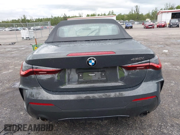 2023 BMW 4 Series 430i with VIN WBA23AT03PCL21070, listed as a IAAI auction lot 42730718 with 19,859 mi miles and . Bid and sale history available at DreamBid. Image 16.