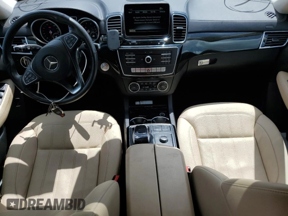 2019 Mercedes-Benz GLS with VIN 4JGDF6EE1KB224310, listed as a Copart auction lot 63657163 with 39,726 mi miles. Bid and sale history available at carsss.com. Image 8.