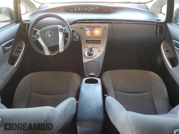 2012 Toyota Prius One with VIN JTDKN3DU7C5429684, listed as a Copart auction lot 53813745 with 252,692 mi miles and Salvage Title. Bid and sale history available at carsss.com. Image 8.