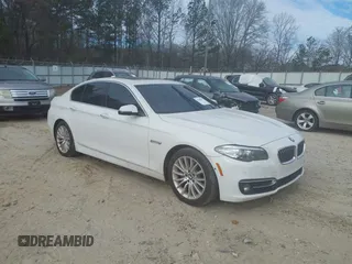 2016 BMW 5 Series 528i with VIN WBA5A5C54GG352746, listed as a IAAI auction lot 41706237 with 93,545 mi miles. Bid and sale history available at carsss.com. Image 1.