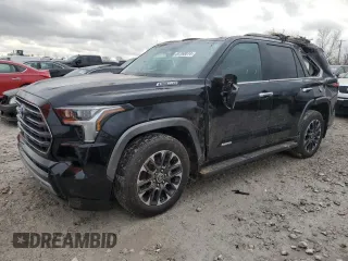 2023 Toyota Sequoia SR5 with VIN 7SVAAABA1PX001176, listed as a Copart auction lot 84160074 with 0 mi miles and Clean Title. Bid and sale history available at carsss.com. Image 1.