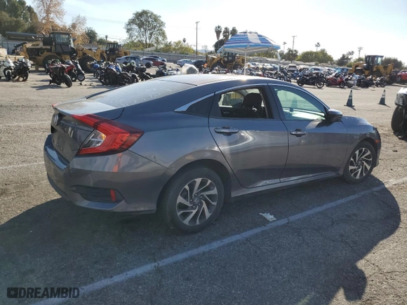 2016 Honda Civic Sedan EX with VIN 2HGFC2F78GH520603, listed as a Copart auction lot 43429315 with 203,737 mi miles and Clean Title. Bid and sale history available at carsss.com. Image 3.