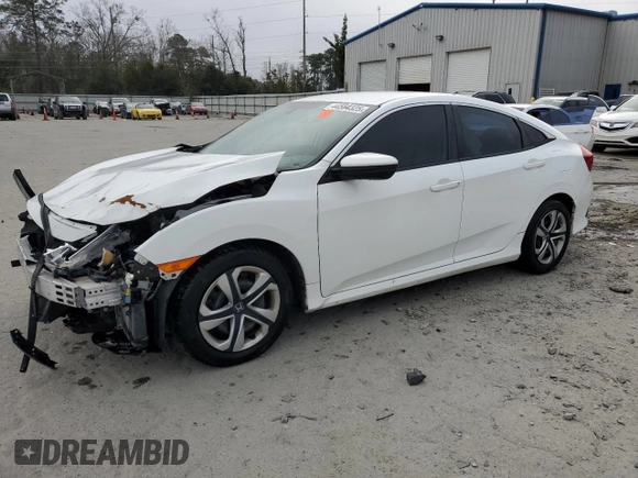 2016 Honda Civic Sedan LX with VIN 19XFC2F54GE037618, listed as a Copart auction lot 44584325 with 130,516 mi miles and Salvage Title. Bid and sale history available at carsss.com. Image 1.