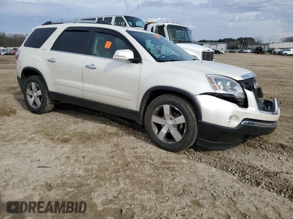 2012 GMC Acadia SLT2 with VIN 1GKKRSED7CJ257553, listed as a Copart auction lot 87649405 with 141,012 mi miles and Salvage Title. Bid and sale history available at carsss.com. Image 4.
