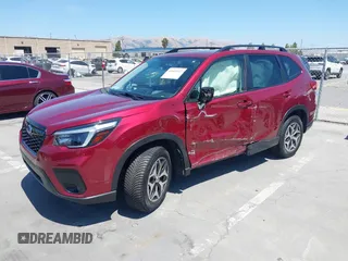 2021 Subaru Forester Premium z VIN JF2SKAJC6MH445546, wystawiony jako IAAI lot #42605027 z przebiegiem 56 712 mil mil oraz . Historia ofert i sprzedaży dostępna na DreamBid. Obrazek 16.
