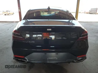 2024 Genesis G70 Sport Advanced with VIN KMTG54SE5RU139337, listed as a Copart auction lot 57085735 with 1,290 mi miles and Salvage Title. Bid and sale history available at DreamBid. Image 6.