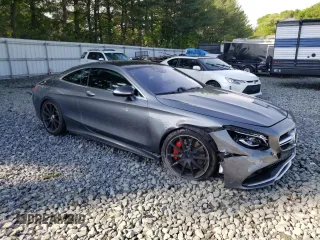 2016 Mercedes-Benz S 63 AMG with VIN WDDXJ7JB2GA017171, listed as a Copart auction lot 54714344 with 31,532 mi miles and Salvage Title. Bid and sale history available at DreamBid. Image 4.