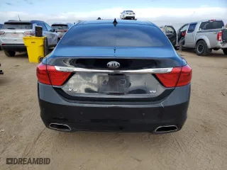 2015 Kia K900 Premium with VIN KNALU4D40F6026252, listed as a Copart auction lot 76574634 with 115,396 mi miles and Salvage Title. Bid and sale history available at carsss.com. Image 6.