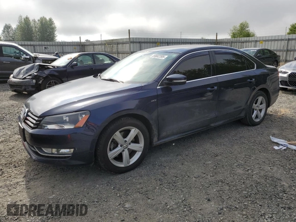 2015 Volkswagen Passat Limited Edition with VIN 1VWAS7A32FC102596, listed as a Copart auction lot 59882395 with 89,136 mi miles and Salvage title. Bid and sale history available at DreamBid. Image 1.