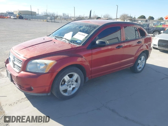 2008 Dodge Caliber SXT with VIN 1B3HB48B68D571783, listed as a IAAI auction lot 41653896 with 159,659 mi miles. Bid and sale history available at carsss.com. Image 2.
