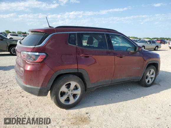 2021 Jeep Compass Latitude with VIN 3C4NJCBB3MT585748, listed as a Copart auction lot 56159395 with 101,258 mi miles and Salvage title. Bid and sale history available at DreamBid. Image 3.