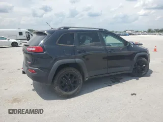 2015 Jeep Cherokee Trailhawk with VIN 1C4PJMBS7FW577826, listed as a Copart auction lot 54933105 with 163,751 mi miles and Clean title. Bid and sale history available at DreamBid. Image 3.