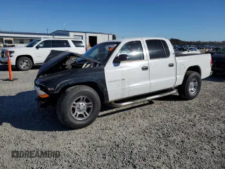 2001 Dodge Dakota Sport with VIN 1B7GL2AX61S102521, listed as a Copart auction lot 82242194 with 0 mi miles and Salvage Title. Bid and sale history available at carsss.com. Image 1.