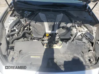 2017 Infiniti Q50 3.0t Premium with VIN JN1EV7AR0HM840588, listed as a Copart auction lot 53259745 with 107,886 mi miles and Salvage Title. Bid and sale history available at carsss.com. Image 11.