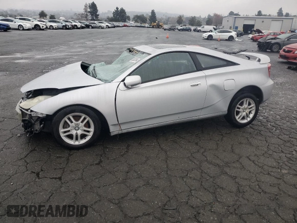 2003 Toyota Celica GT with VIN JTDDR32T530166373, listed as a Copart auction lot 85332084 with 0 mi miles and Salvage Title. Bid and sale history available at carsss.com. Image 1.