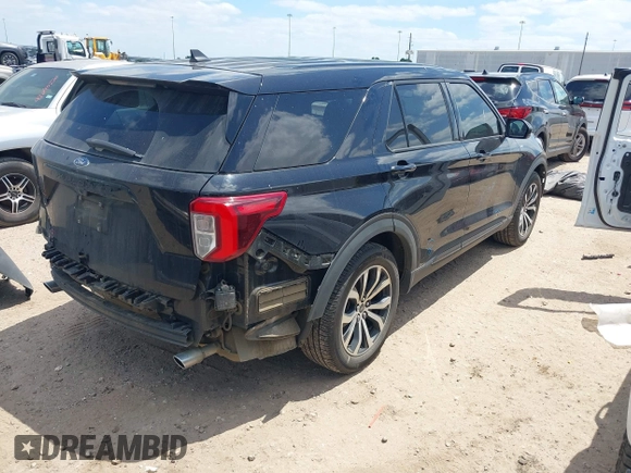 2022 Ford Explorer ST-Line with VIN 1FMSK7KH7NGB05501, listed as a IAAI auction lot 41989567 with 58,895 mi miles and . Bid and sale history available at DreamBid. Image 4.