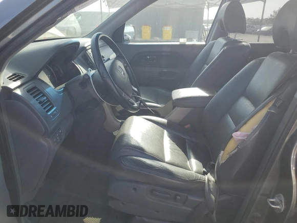 2008 Honda Pilot EX-L with VIN 5FNYF18558B005554, listed as a Copart auction lot 53921465 with 255,166 mi miles and Salvage Title. Bid and sale history available at DreamBid. Image 7.