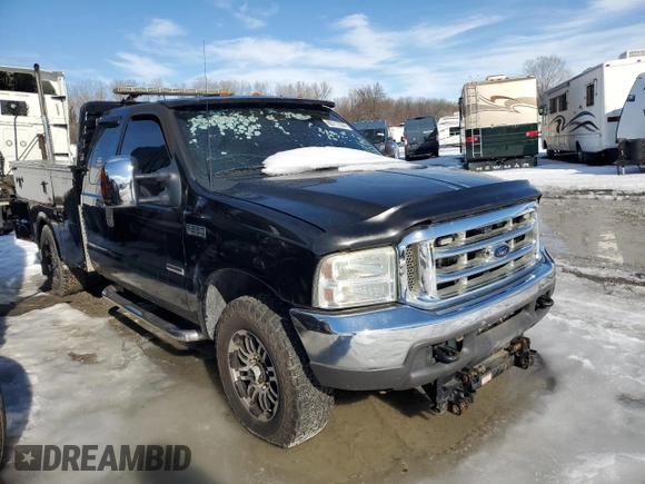 2003 Ford Super Duty F-250 XL with VIN 1FTNX21P63ED59983, listed as a Copart auction lot 85717324 with 0 mi miles and Salvage Title. Bid and sale history available at carsss.com. Image 4.