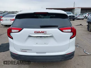 2024 GMC Terrain SLE with VIN 3GKALMEG3RL382747, listed as a IAAI auction lot 41568279 with 9,222 mi miles. Bid and sale history available at carsss.com. Image 16.